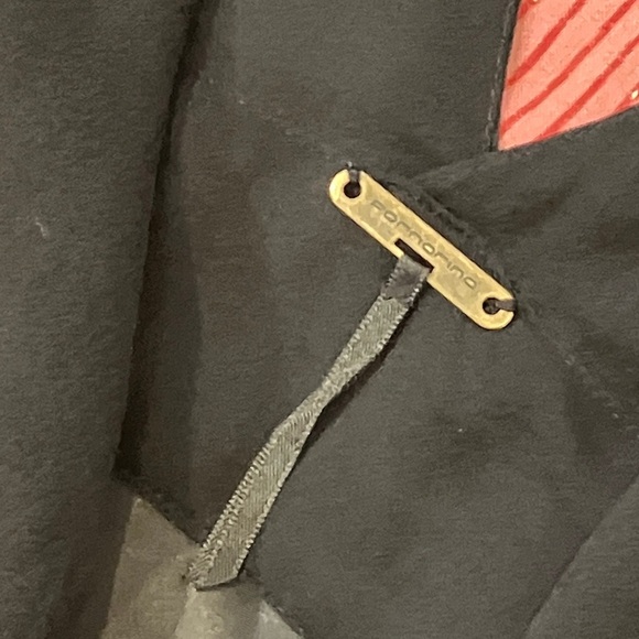 Fornarina women’s large silk Black V-Neck Dress - Picture 4 of 16